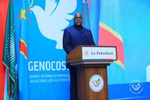 President Felix Tshisekedi at Genocost 2023 in Kinshasa