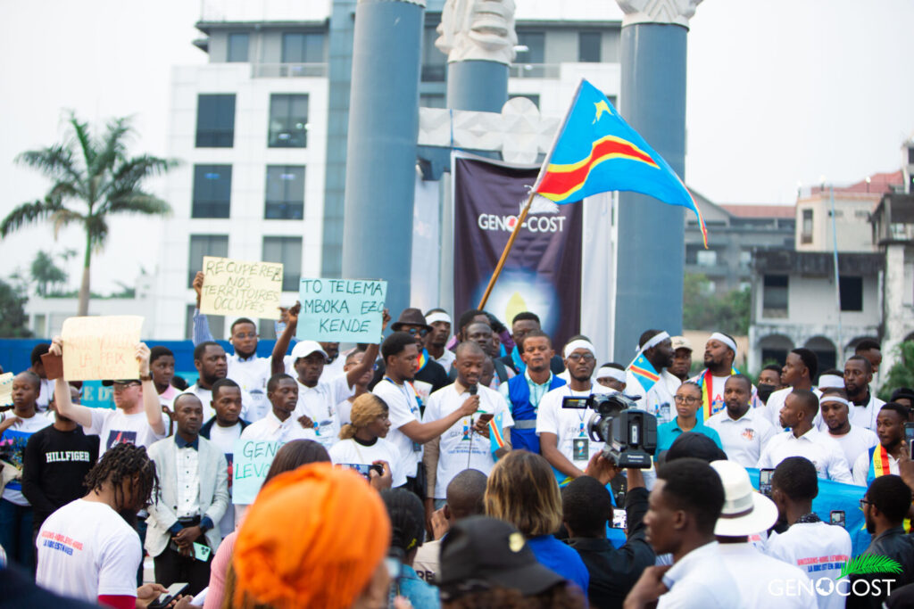 Commemoration du Genocost 2024 a Kinshasa place du Genocost